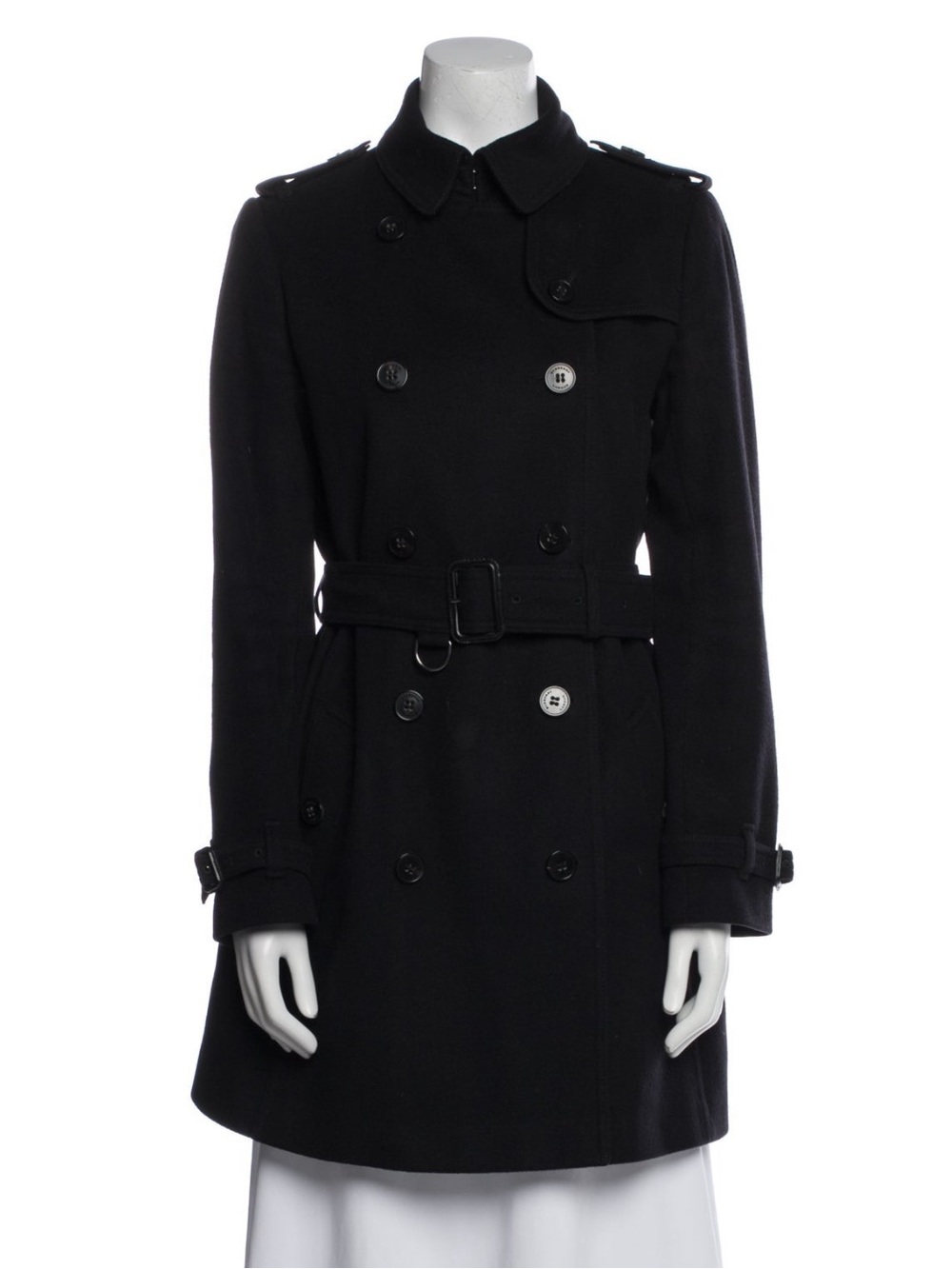 Burberry coat trench wool USA 8